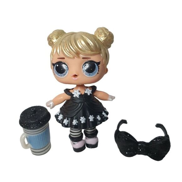 LOL Surprise Doll Curious Q.T. Glam Glitter Bling Series Mini 3" Figure Doll Toy - Picture 2 of 6